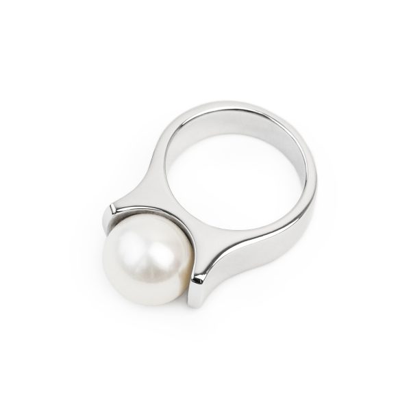 Classic M Only Pearl Ring