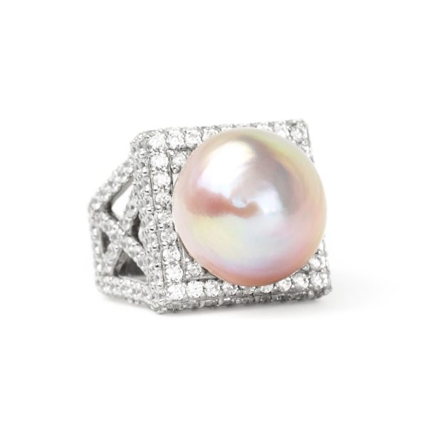Signature X White Star-Dazed Ring