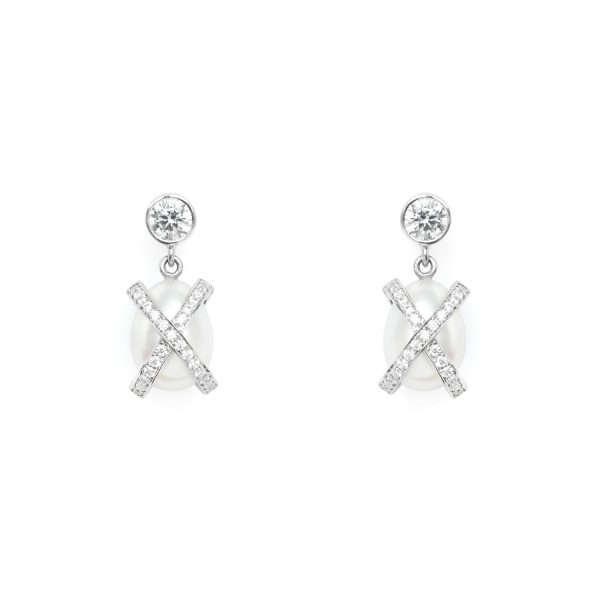 Signature X Drop XO Earrings