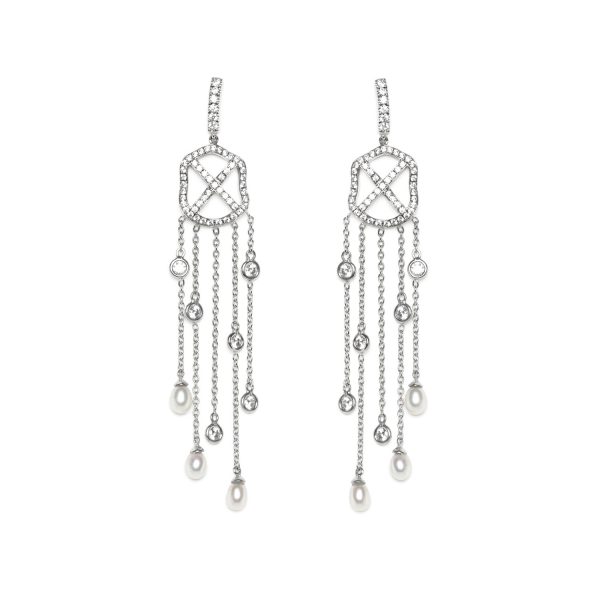 Signature X Pearl Drizzle Earrings