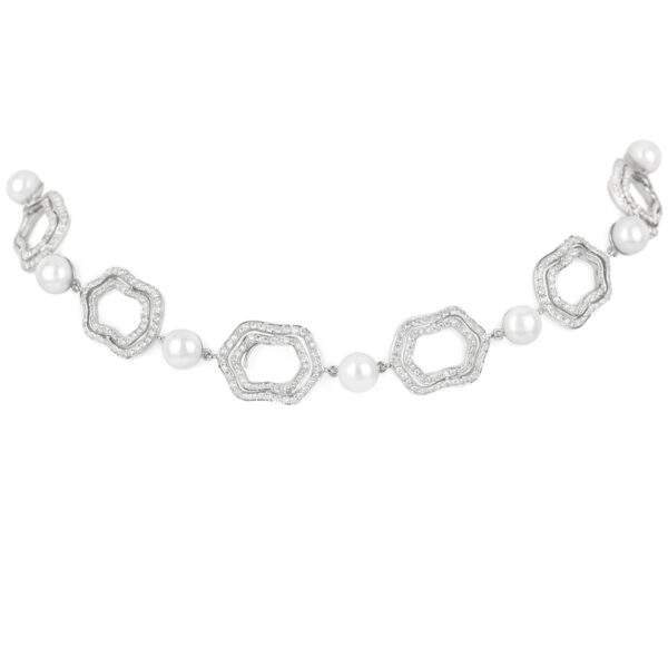 Glamour 2 Layers with Pearl Necklace