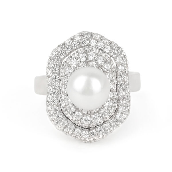 Glamour All Layer Ring White-Rose
