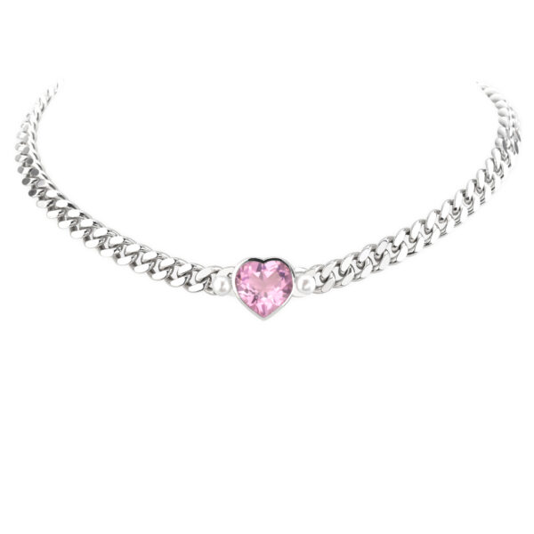 Pink Heart Necklace