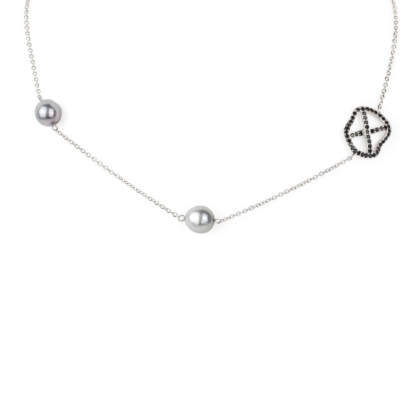 Small Signature Baroque X 2 South Sea Necklace