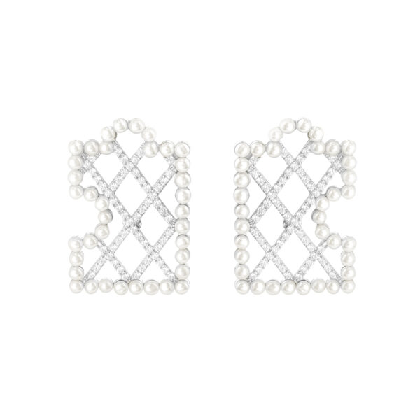 Signature Puzzle Pearls Earrings