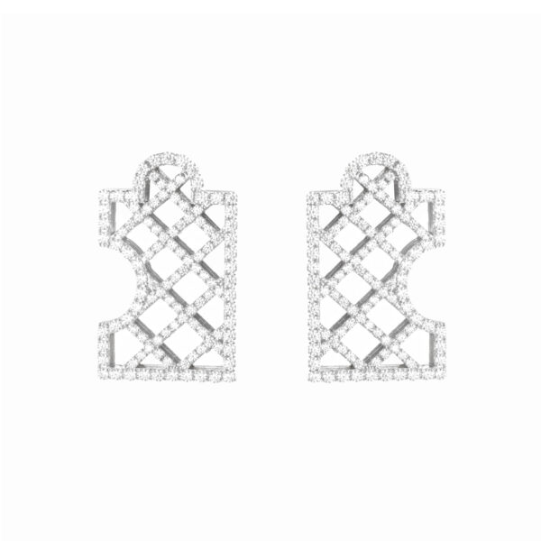 Signature Puzzle Stud Earrings