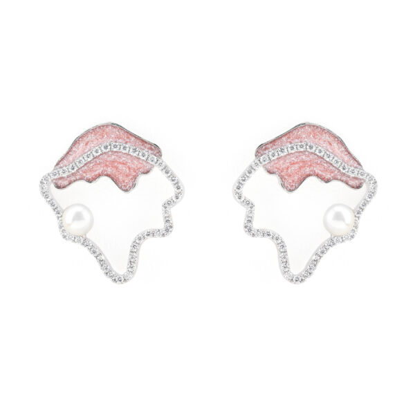 Matara Fine Jewelry Earrings Sweet Time in Tokyo - Creamy Popsicle