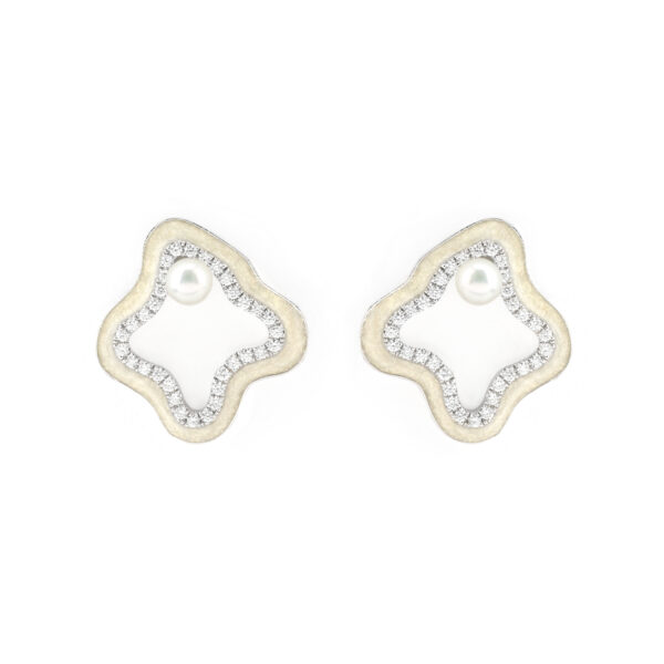 Matara Fine Jewelry Earrings Sweet Time in Tokyo - Iced Malt