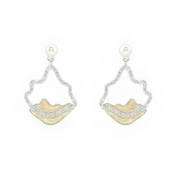 Matara Fine Jewelry Earrings Sweet Time in Tokyo - Vanilla Shake