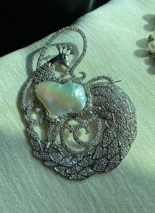 The Peacock Queen Brooch